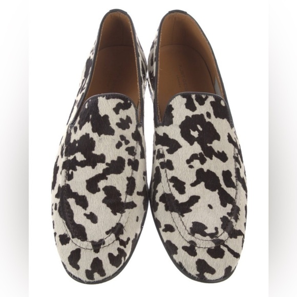 Kurt Geiger Other - Kurt Geiger Ponyhair Animal Print Loafers Size 9